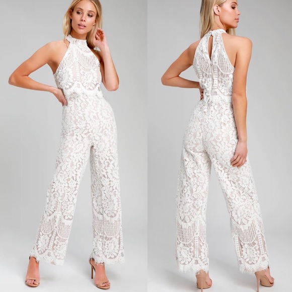 lulus lace jumpsuit